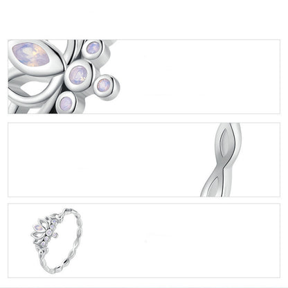 Fashion Personality Ladies Summer Lotus Ring