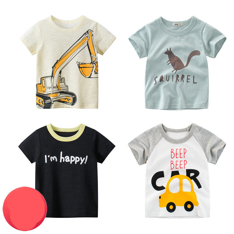 Summer children's short sleeve T-shirt