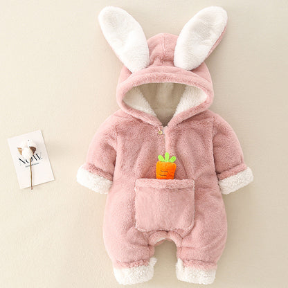 Cute super cute winter warm crawling suit