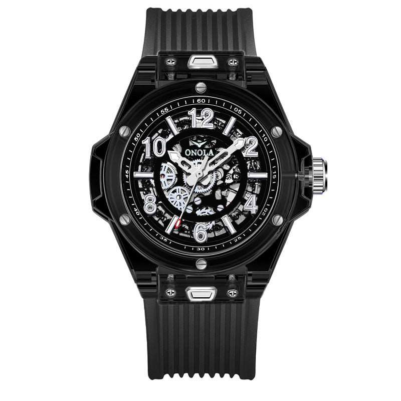 Automatic Mechanical Watch Men's Waterproof Transparent