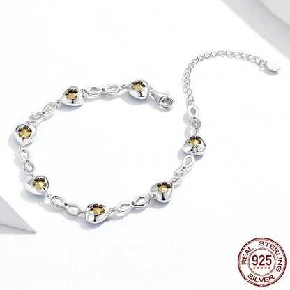 S925 European And American Ladies Silver Bracelet