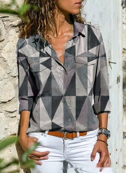 Fashion Loose-fitting Long Sleeves Shirt