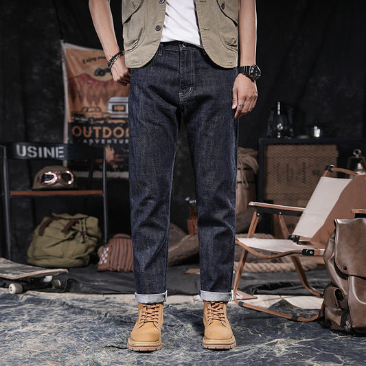 American Straight Loose Slim Original Cow Trousers Men