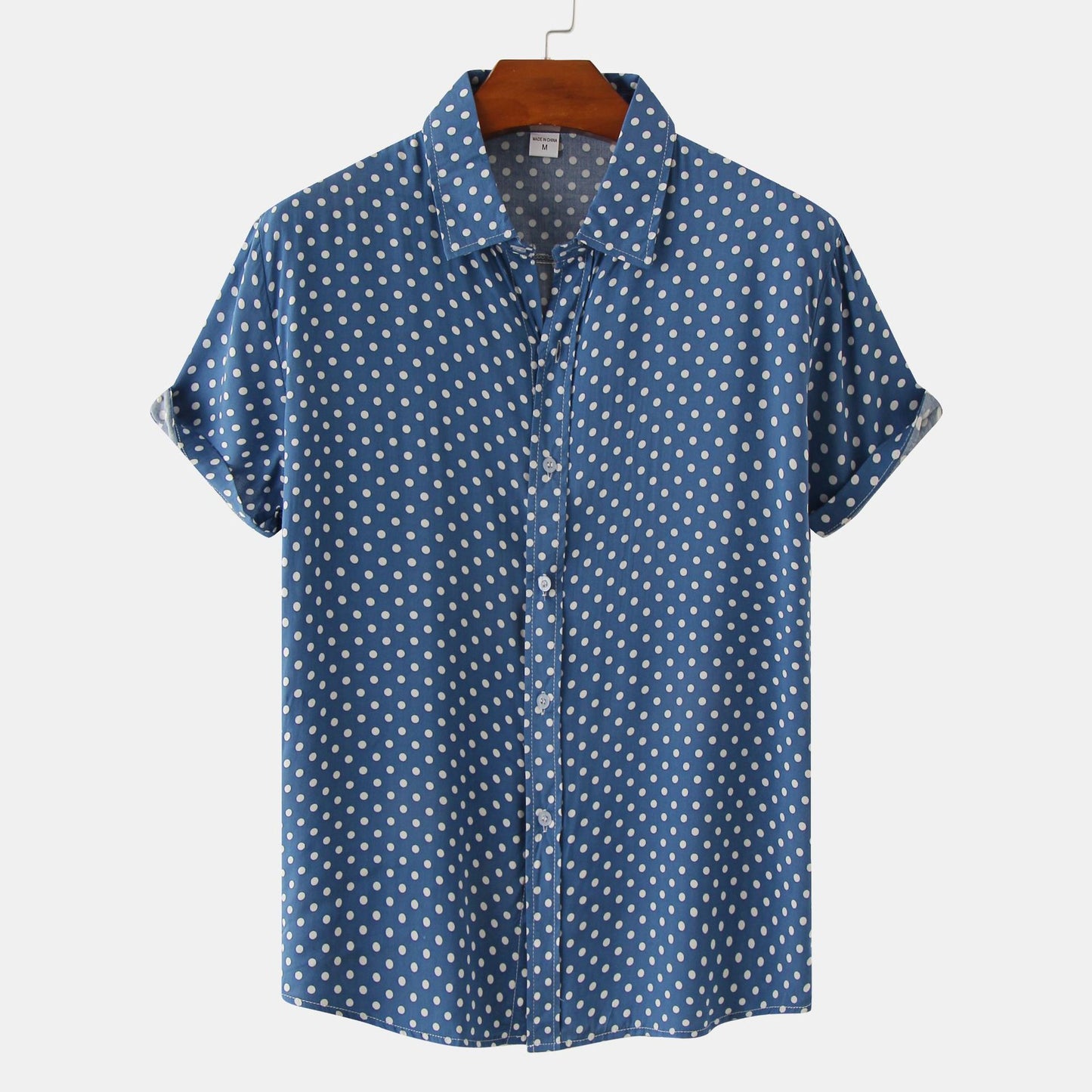 New Men's Plus Size Floral Shirts Popular Fashion