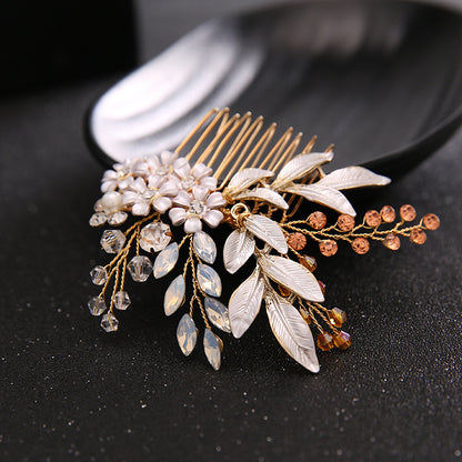 New Handmade Hairband Gold Leaf Headdress Bridal Hair Accessories Bridal Jewelry