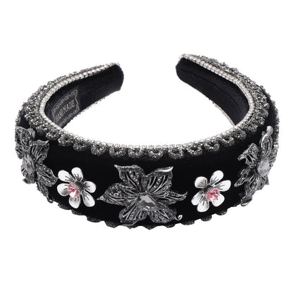 Baroque Color Full Diamond Temperament Versatile Headband