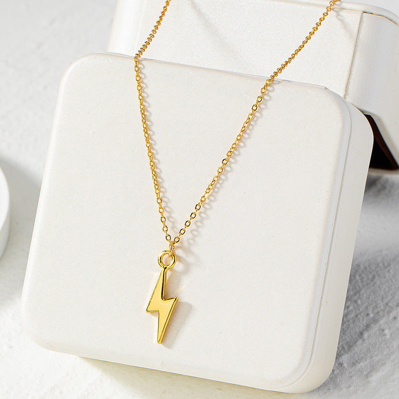 European And American Ins Style Simple Lightning Necklace