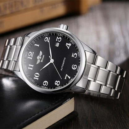 Fashion Simple Stainless Steel Men's Business Watch