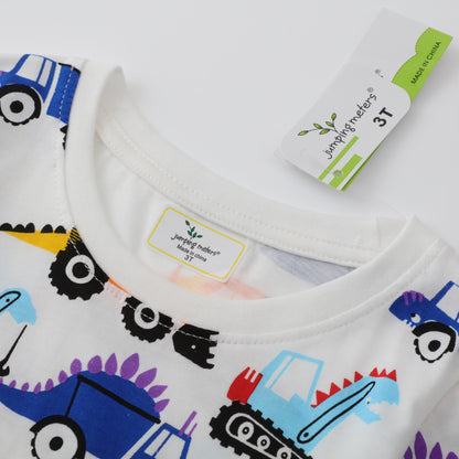Boys Cute Print Cotton Knit T-Shirt