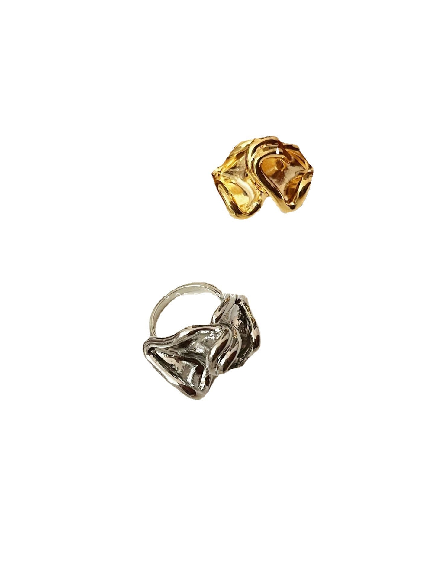 Exaggerated Western Texture Index Finger Ring