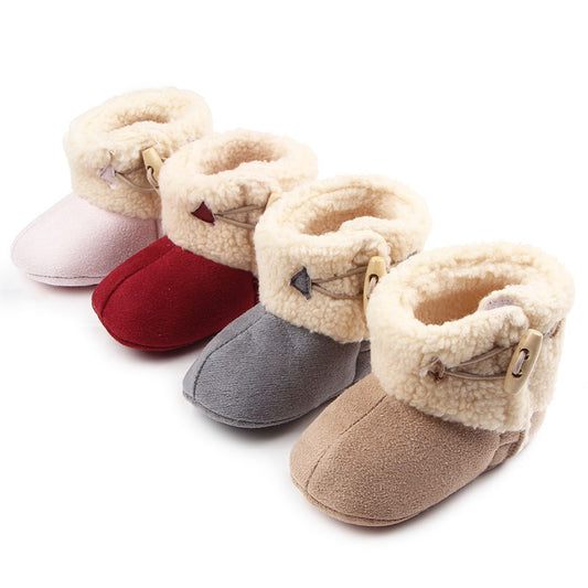 A Warm Winter Buckle Baby Toddler Shoes Trade Baby Shoes Wholesale Baby Toddler Shoes MR0652 Shoes