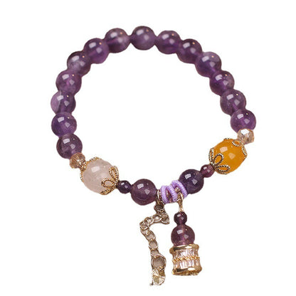 Money Drawing And Luck Changing Natural Amethyst Bracelet