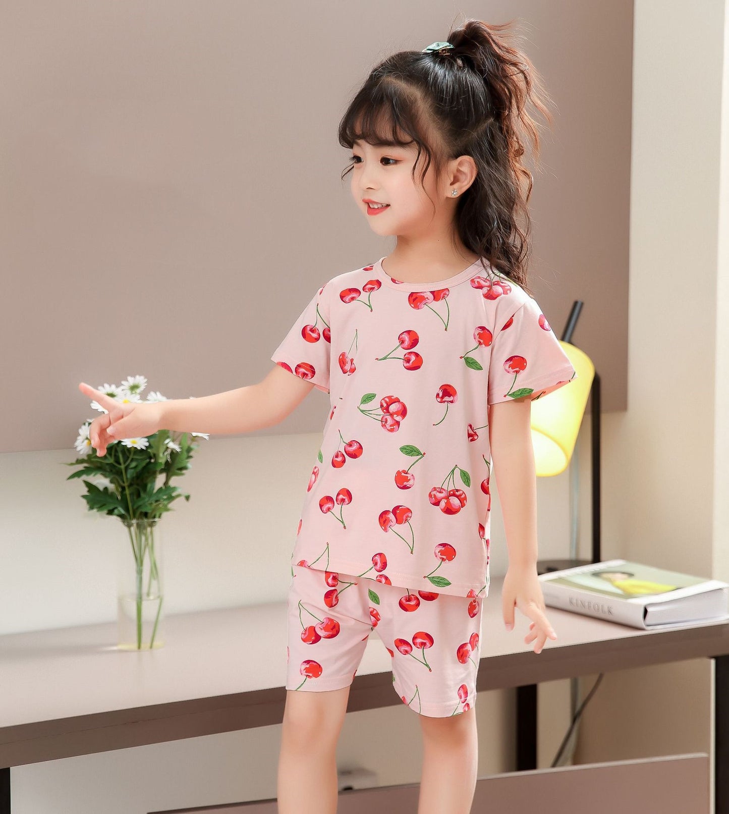 New Korean version of children's home wear and pajamas