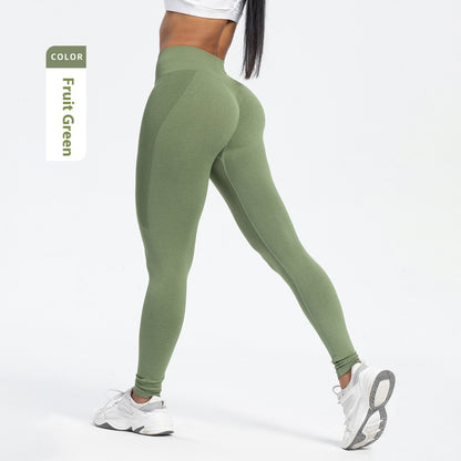 European And American Sports Seamless Hip Raise Yoga Pants Women