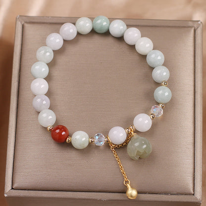 Ethnic Style Natural Agate Bead Bracelet