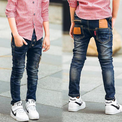 Boys stretch denim pants