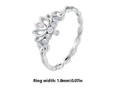 Fashion Personality Ladies Summer Lotus Ring