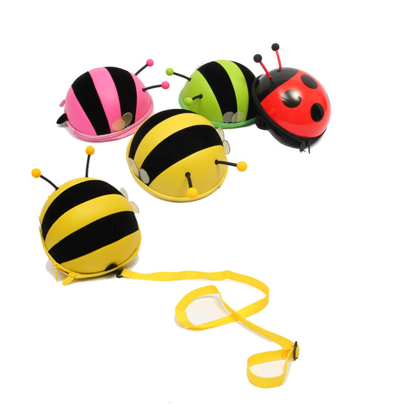 Supercute preschool children anti loss book bag small bee shoulder bag pack mini one generation