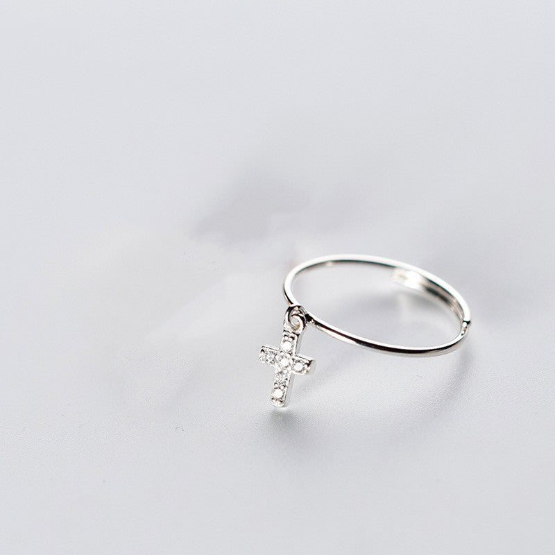 Graceful And Fashionable Cross Ring Women