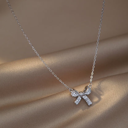 Women's Bow Necklace Graceful And Fashionable