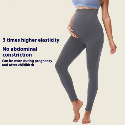 Tight Bottoming Yoga Clothes Belly Support High Elastic Hip Lifting Outer Wear Pregnant