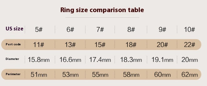 Sterling Silver Zircon Ring Simple Rectangular Color