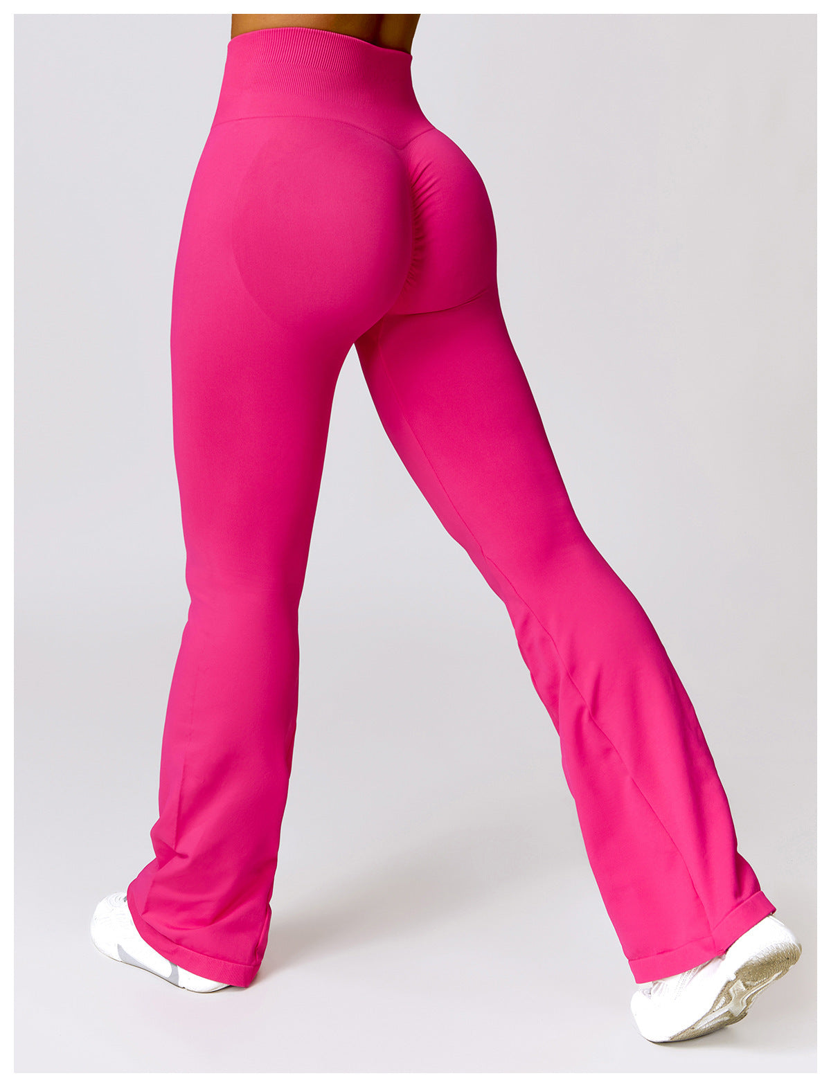 Wide Leg Tight Seamless Hip Lifting Yoga Bell-bottom Pants