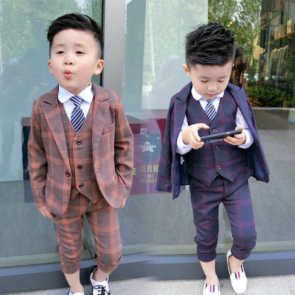 Boys Fashion Casual Blazer Pants Set