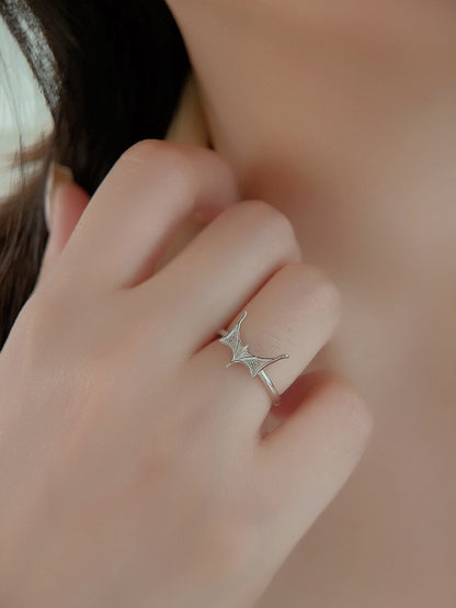 Fashion Bat Simple Personality Fashion Ring