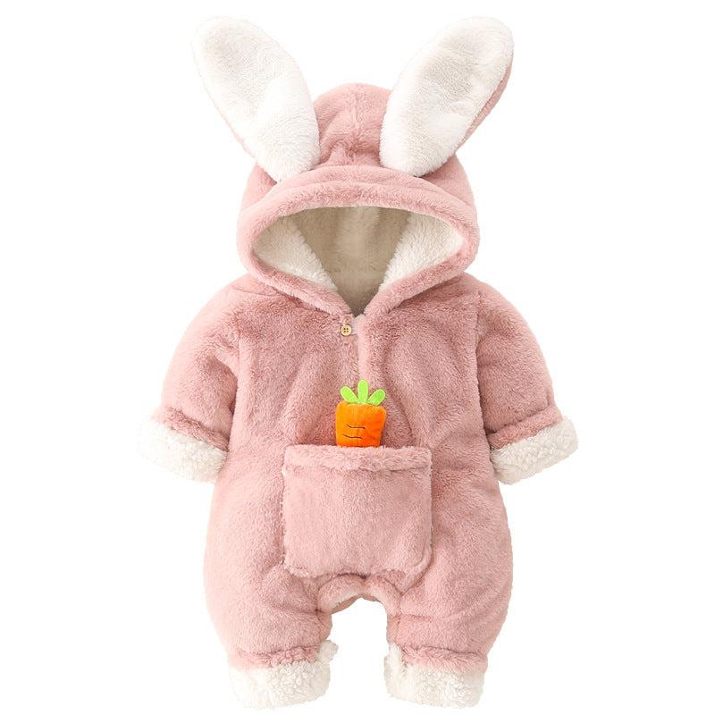 Cute super cute winter warm crawling suit