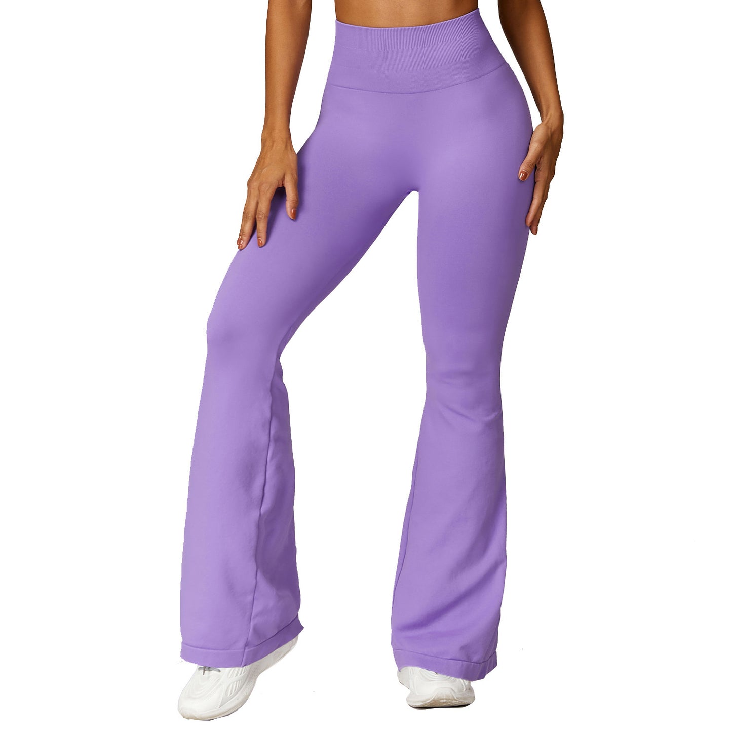 Wide Leg Tight Seamless Hip Lifting Yoga Bell-bottom Pants