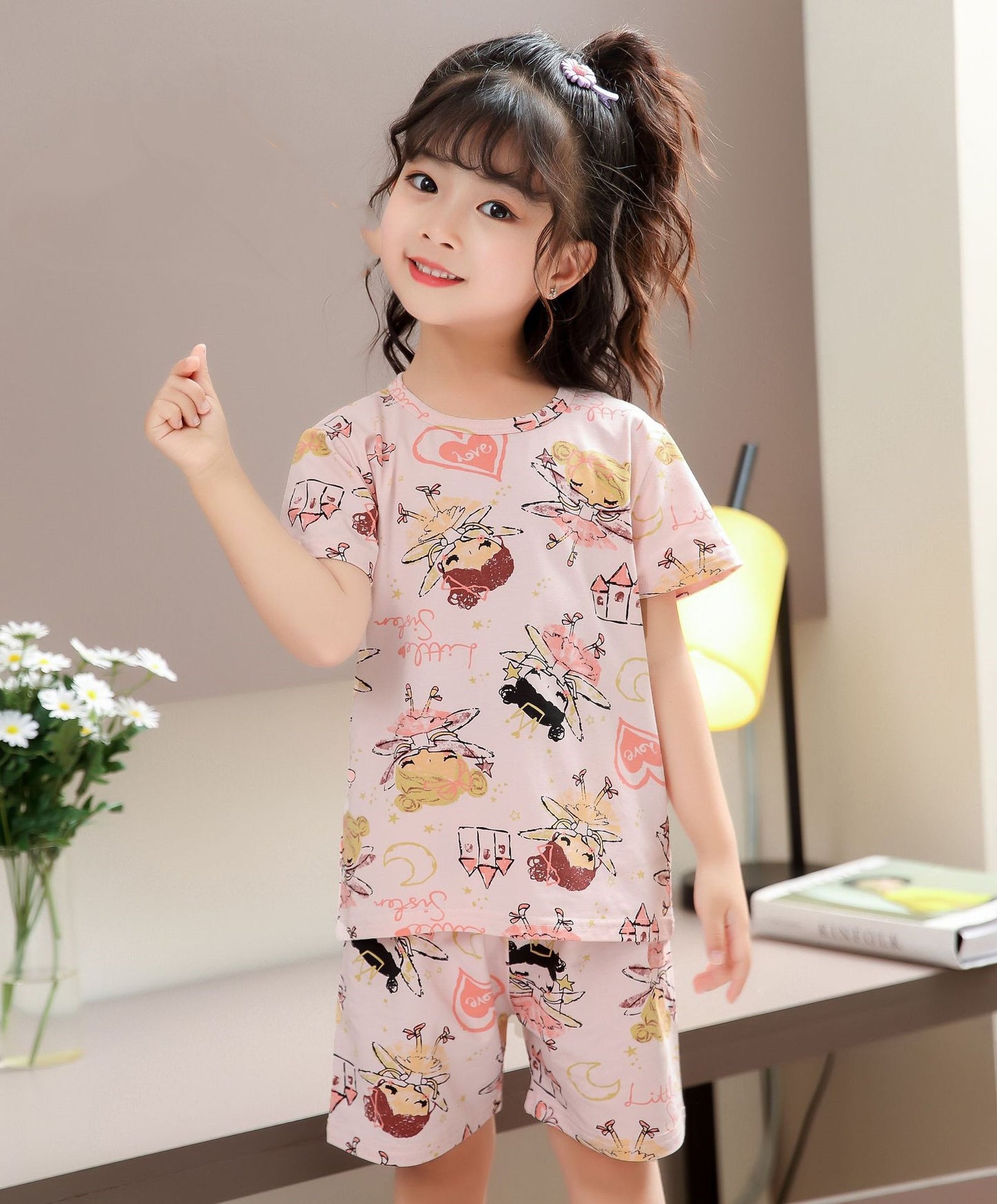 New Korean version of children's home wear and pajamas