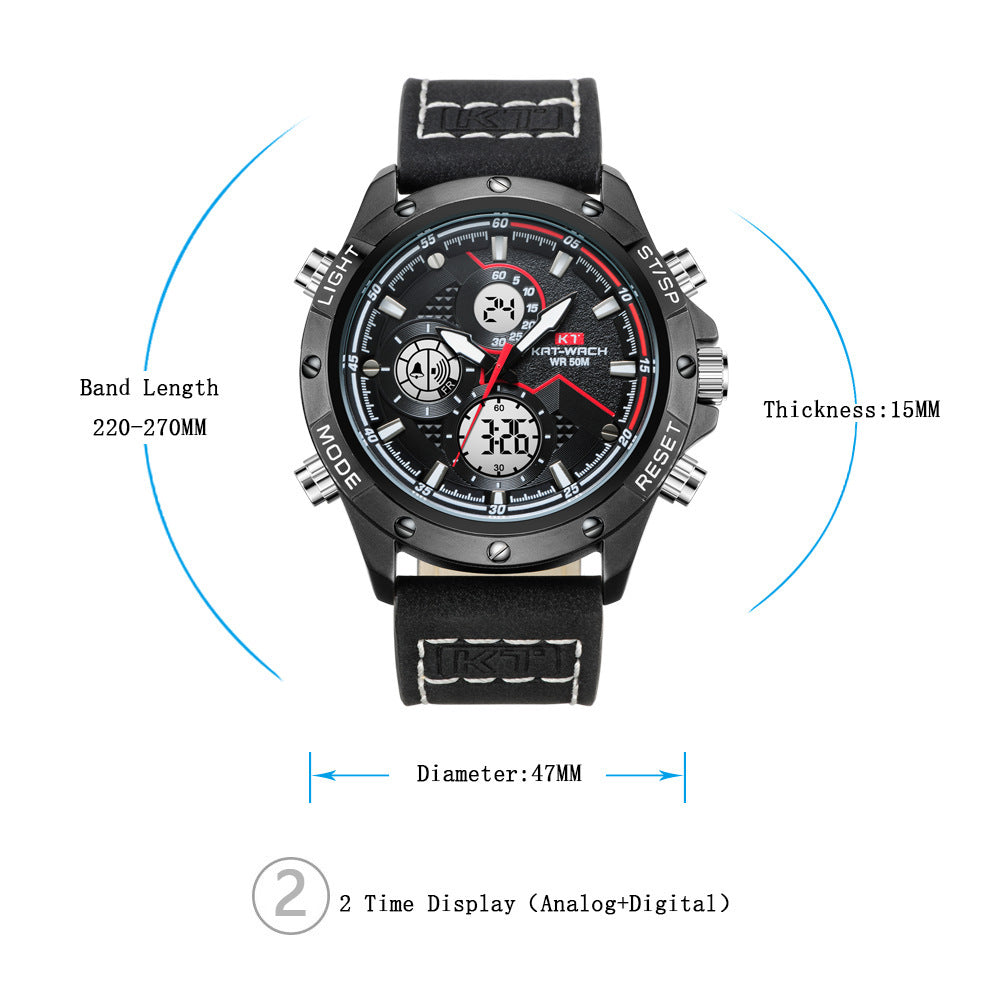 Men's Watch Fashion Multifunction Sports Electronic