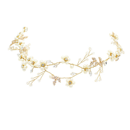 Pearl Flower Wedding Headband Accessories