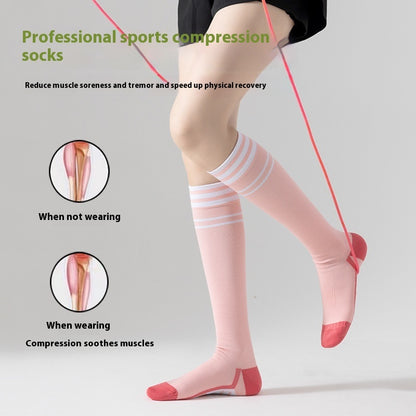 Professional Sports Pressure Calf Socks Strong Skinny Legs Slimming