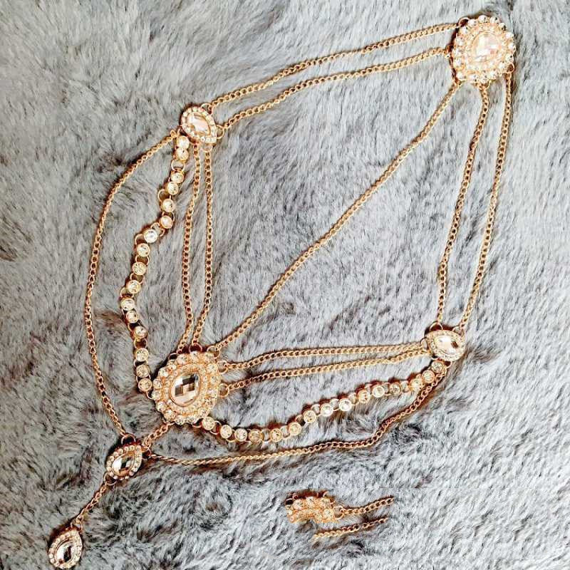 New Style Headwear Hair Accessories Female Super Fairy Adult Ethnic Style Head Chain