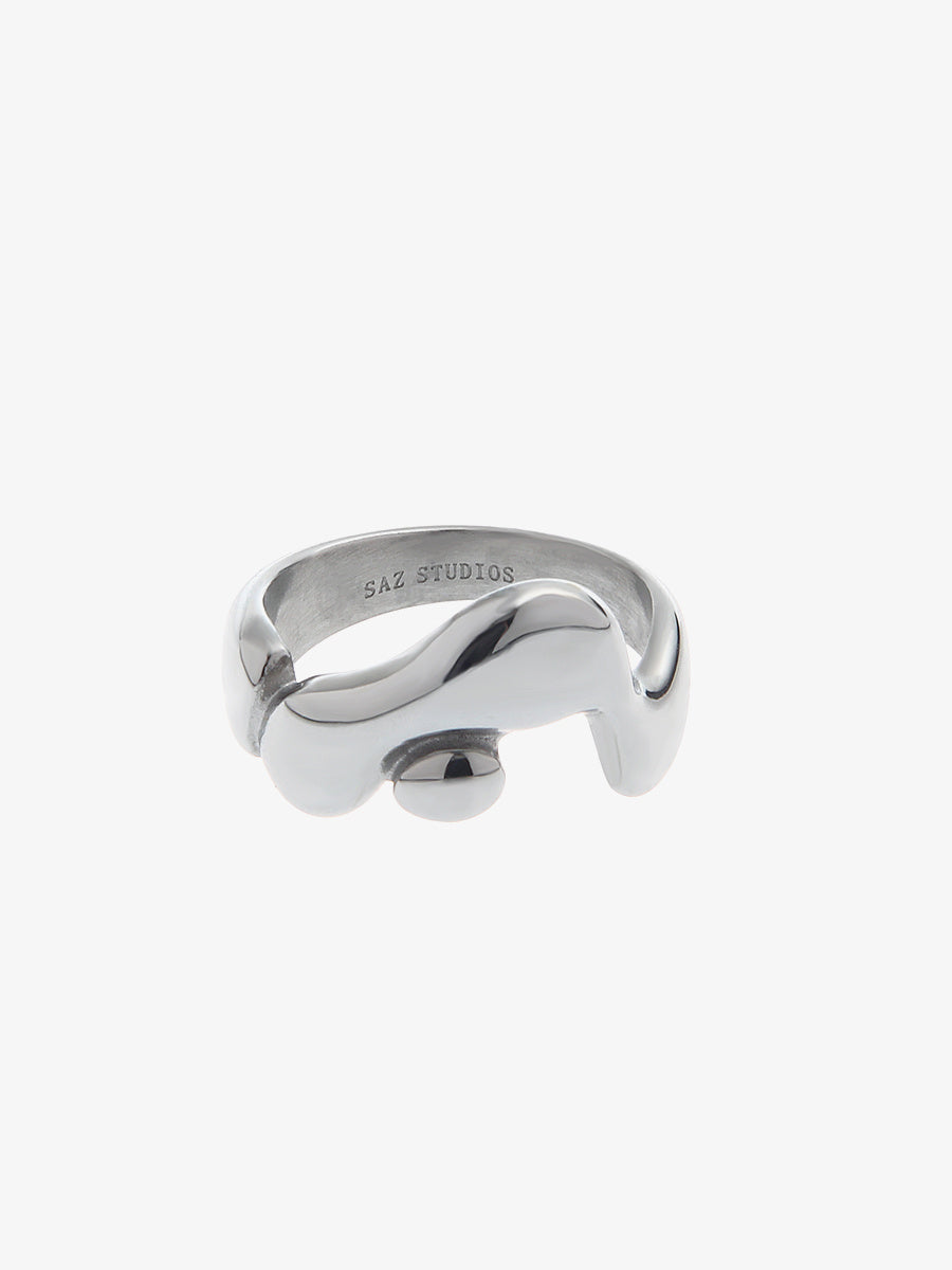 New Original Liquid Lava Couple Irregular Ring