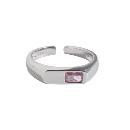 Niche Design All-match Geometric Sterling Silver S925 Female Ring