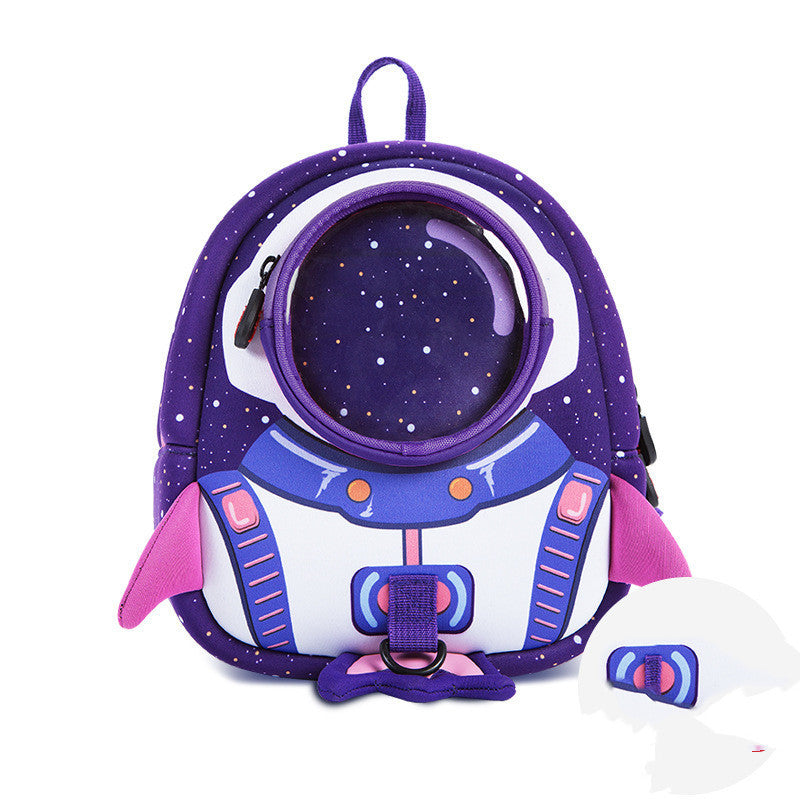 Shoulder Messenger Cartoon Backpack Kindergarten School Bag