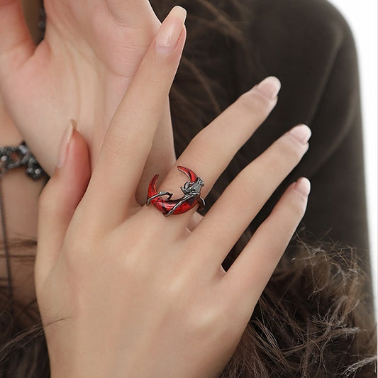 High-grade Simple Design Switchable Index Finger Ring