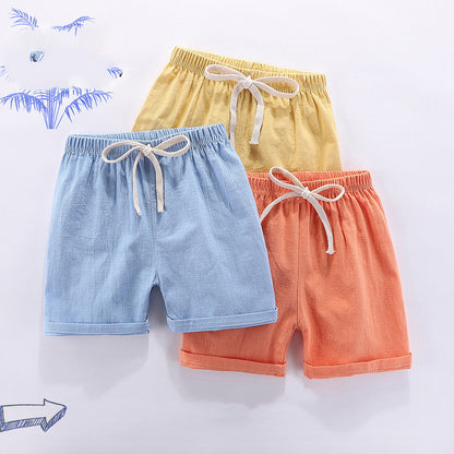 New Summer Children's Shorts Thin Five-Point Pants