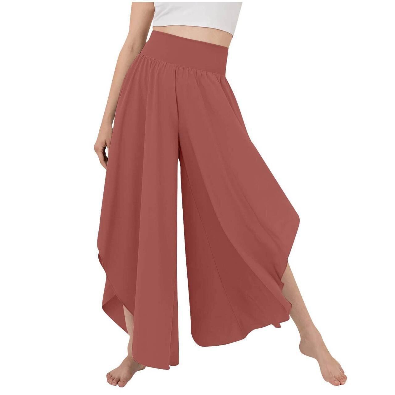 Micro La High Waist Loose Casual Pants