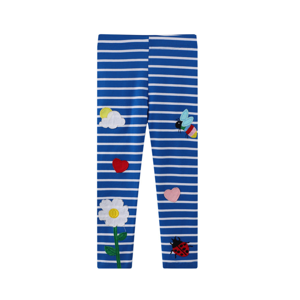 Summer Thin Baby Wear Cotton Leggings In Spring And Autumn