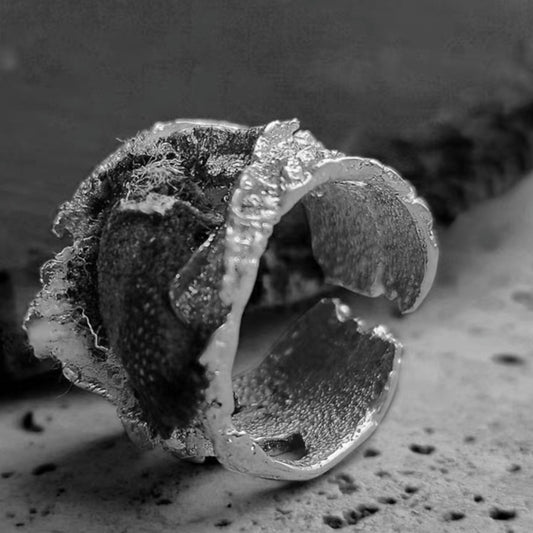 Women's Unisex Style Denim Stitching Ring