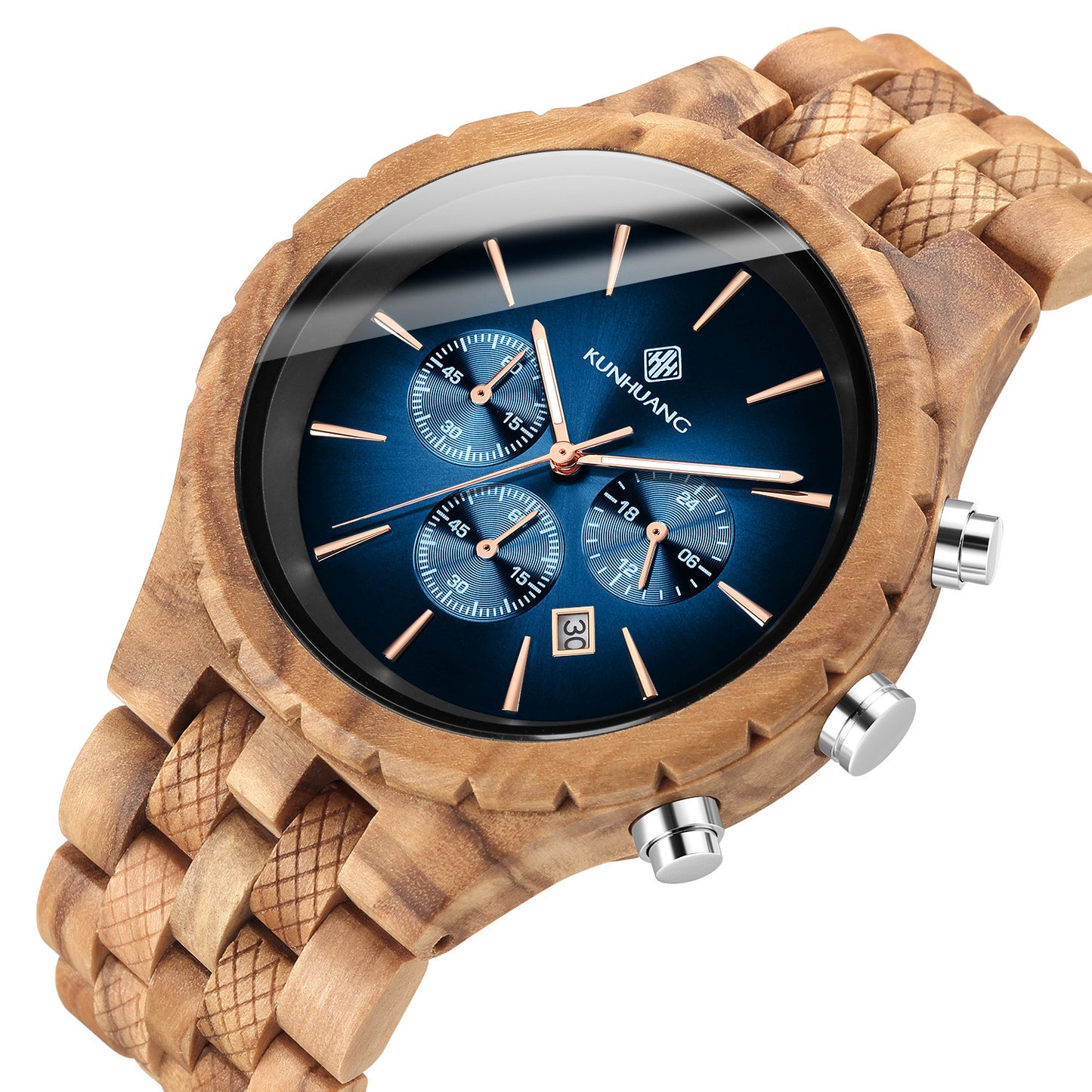 Multifunctional Simple Pure Wood Fashion Watch