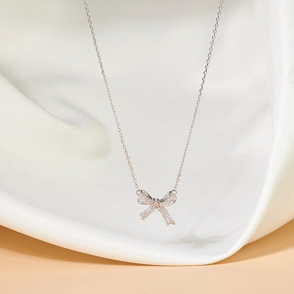 Women's Bow Necklace Graceful And Fashionable