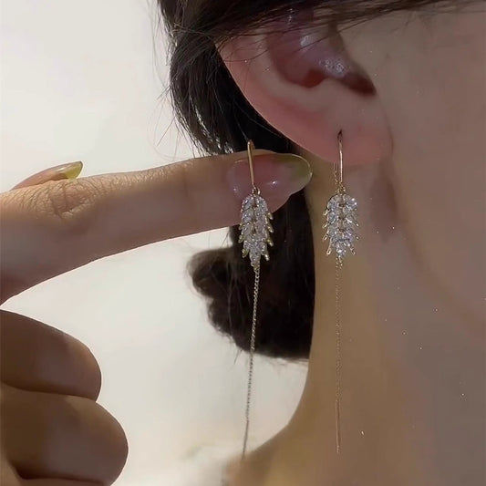 Descendants Of The Rich Tassel Ear String Earring Spring And Summer