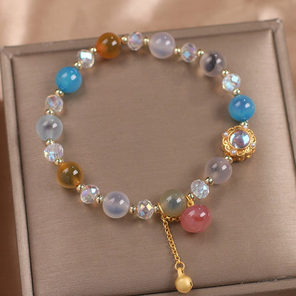 Women's Heart Agate Bracelet National Fashion Ethnic Style