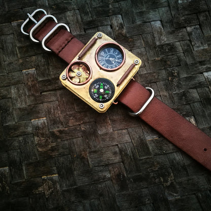 Copper Case Watch Turbo Gothic Style