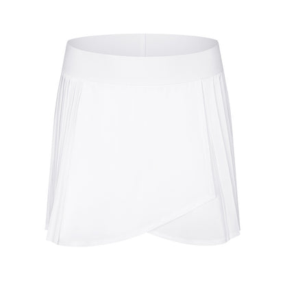 Cooling Three Points Exercise Skort Fashion Yoga Cross Front Pleated Skirt Tennis Skirt